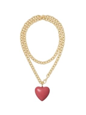 Roxanne Assoulin The Big Puffy Heart Charm Necklace